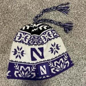 Adidas Northwestern University Wildcats Knit Winter Hat. EUC.